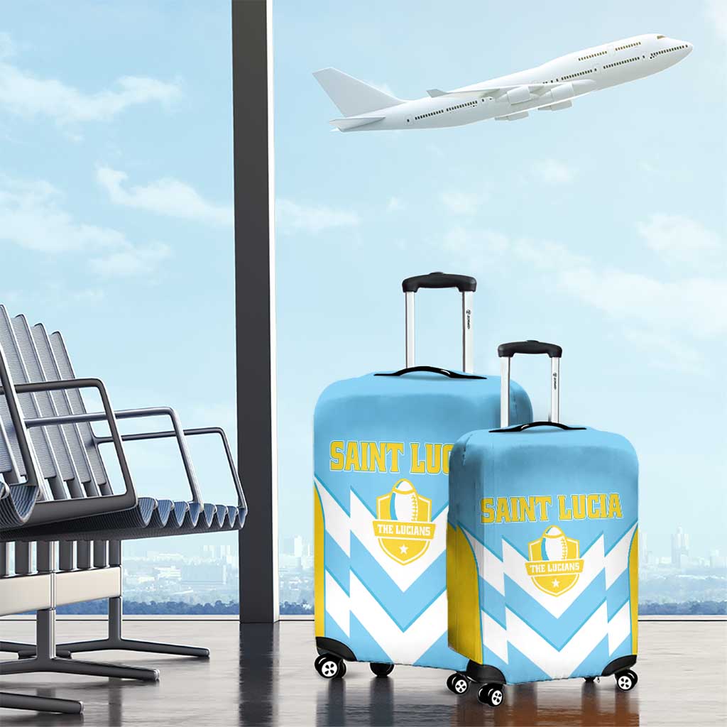Rugby Saint Lucia Luggage Cover The Lucian Go Champion LT01