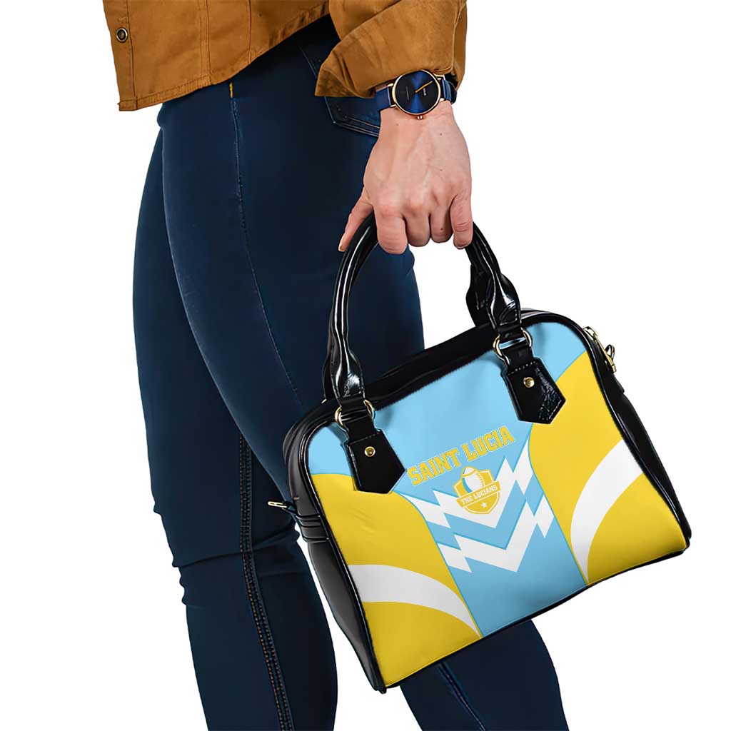 Rugby Saint Lucia Shoulder Handbag The Lucian Go Champion LT01