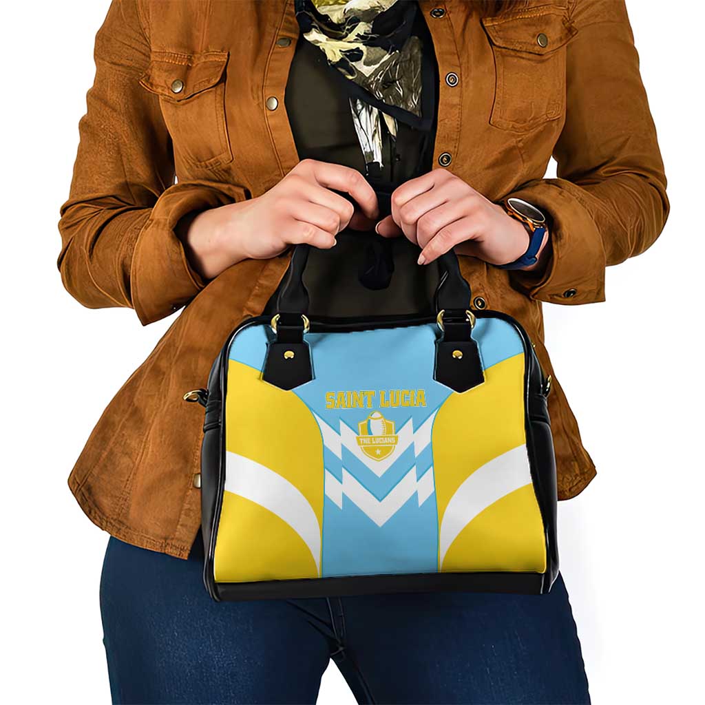 Rugby Saint Lucia Shoulder Handbag The Lucian Go Champion LT01