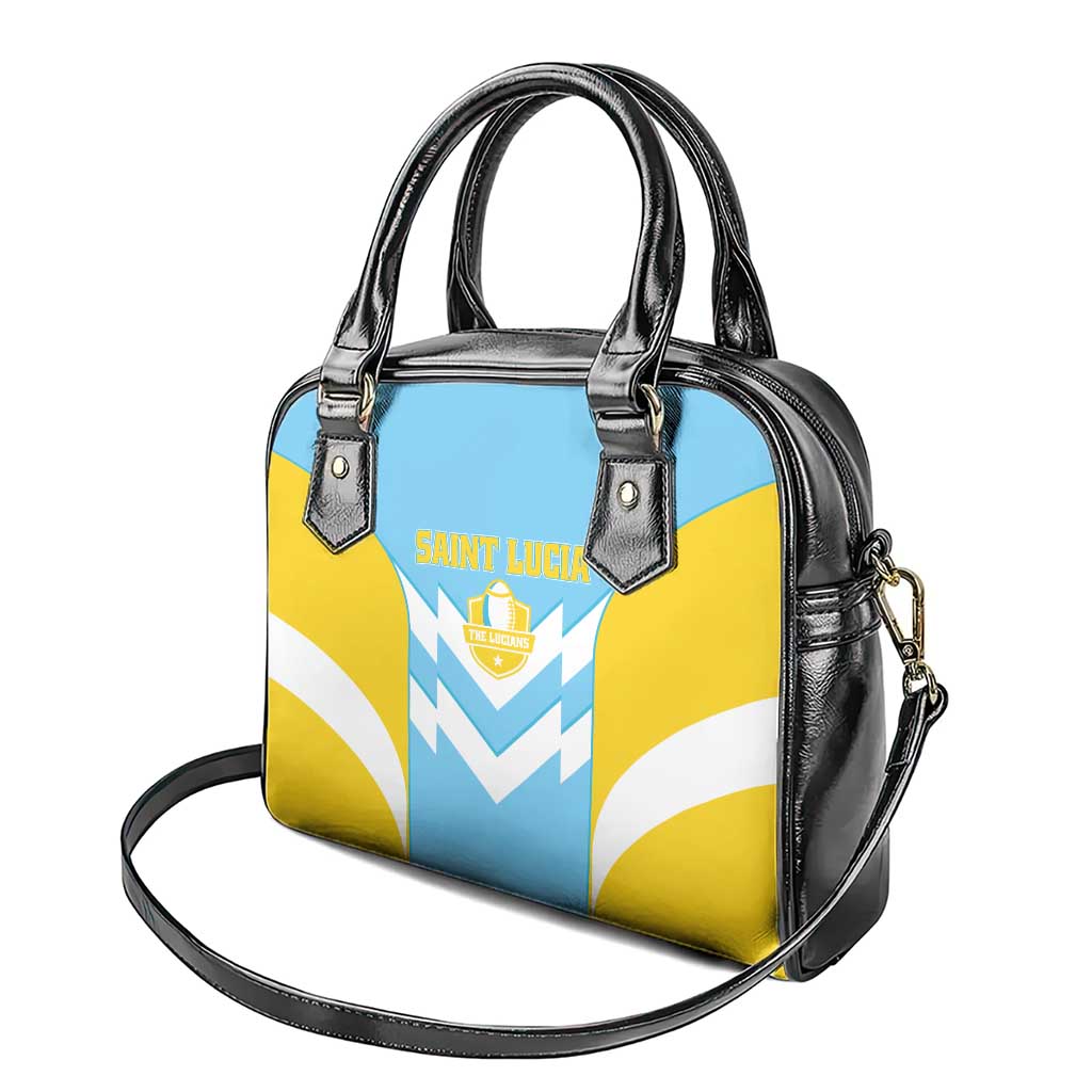 Rugby Saint Lucia Shoulder Handbag The Lucian Go Champion LT01