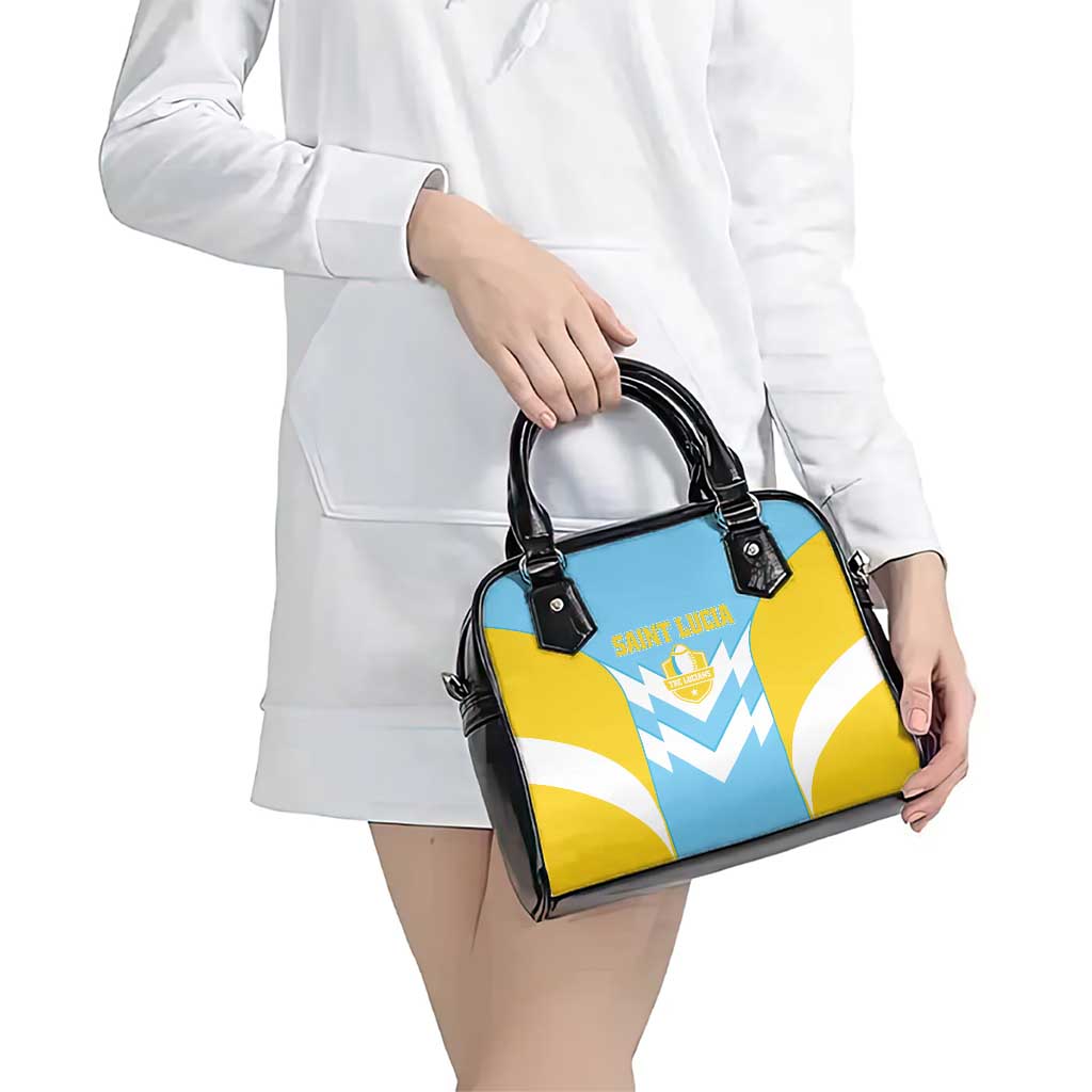 Rugby Saint Lucia Shoulder Handbag The Lucian Go Champion LT01