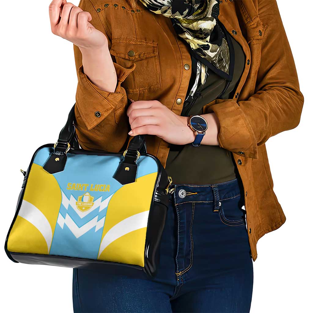 Rugby Saint Lucia Shoulder Handbag The Lucian Go Champion LT01