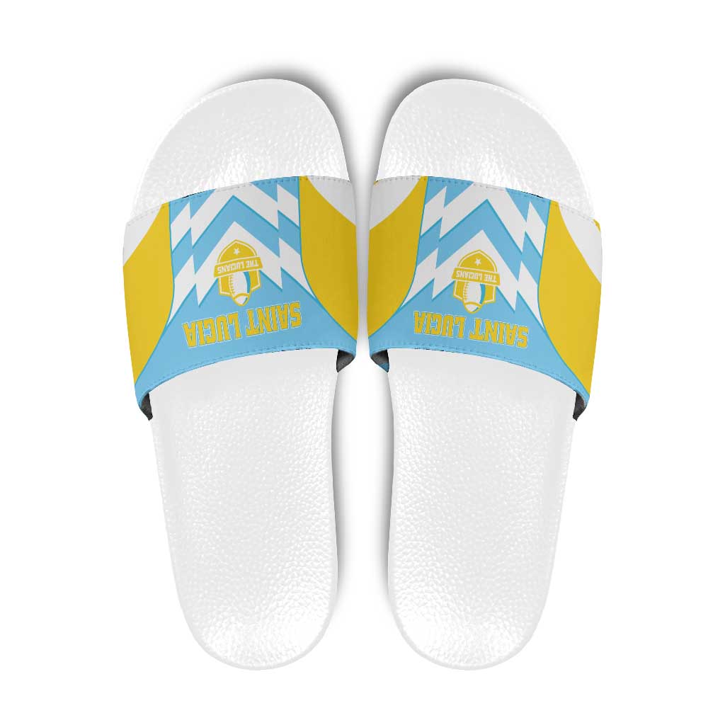 Rugby Saint Lucia Slide Sandals The Lucian Go Champion LT01