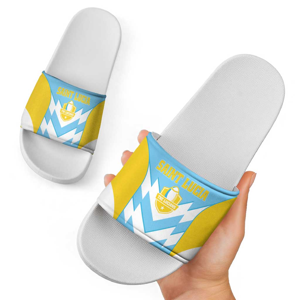 Rugby Saint Lucia Slide Sandals The Lucian Go Champion LT01
