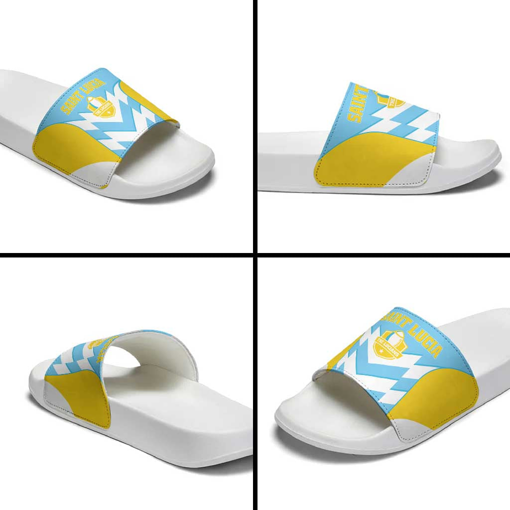 Rugby Saint Lucia Slide Sandals The Lucian Go Champion LT01