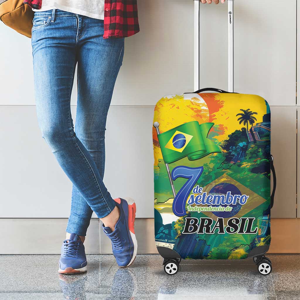 Brazil Sete de Setembro Luggage Cover Brasil Rio de Janeiro Art Style LT01