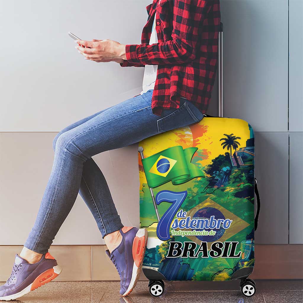 Brazil Sete de Setembro Luggage Cover Brasil Rio de Janeiro Art Style LT01