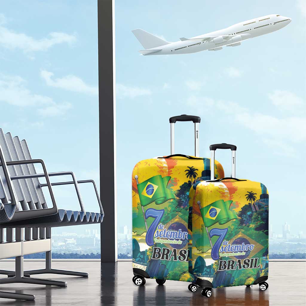 Brazil Sete de Setembro Luggage Cover Brasil Rio de Janeiro Art Style LT01