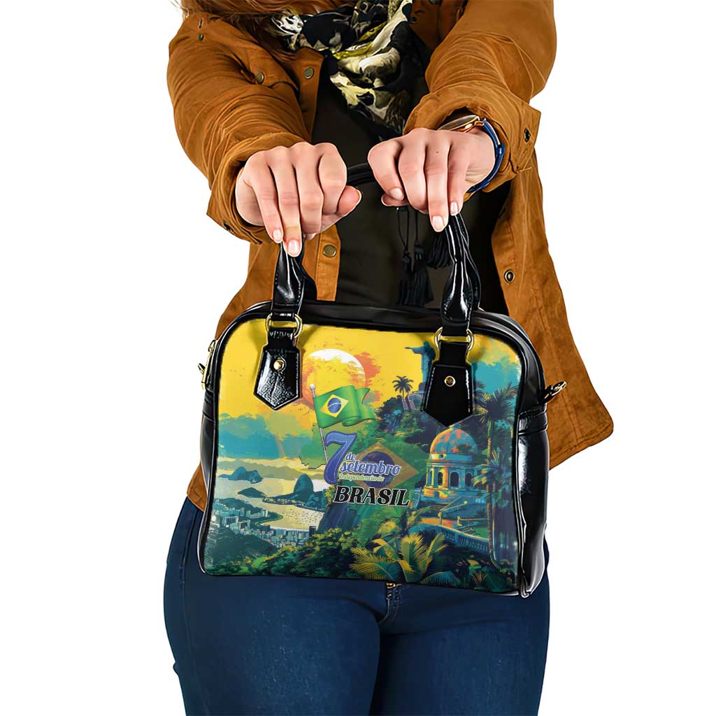 Brazil Sete de Setembro Shoulder Handbag Brasil Rio de Janeiro Art Style LT01