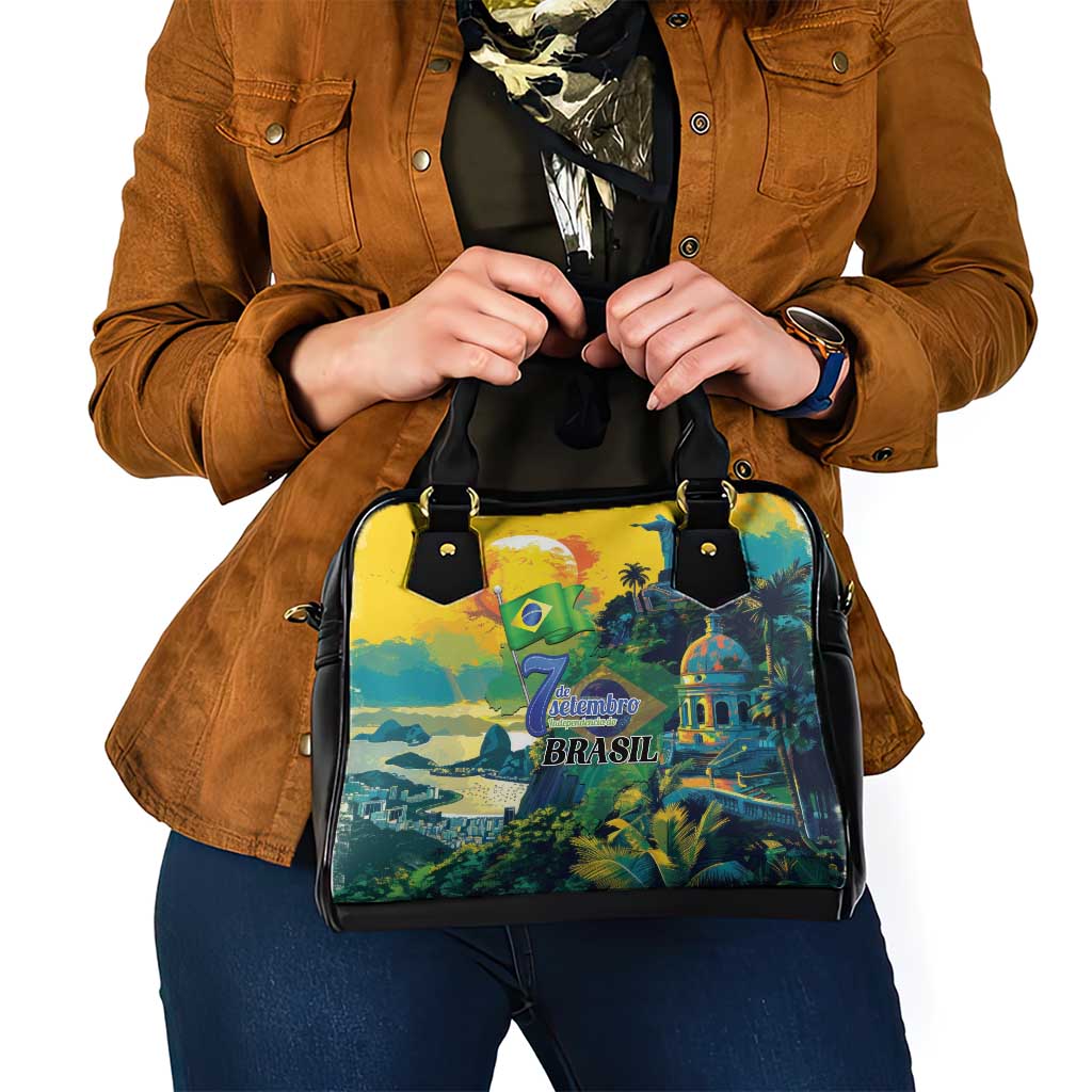 Brazil Sete de Setembro Shoulder Handbag Brasil Rio de Janeiro Art Style LT01