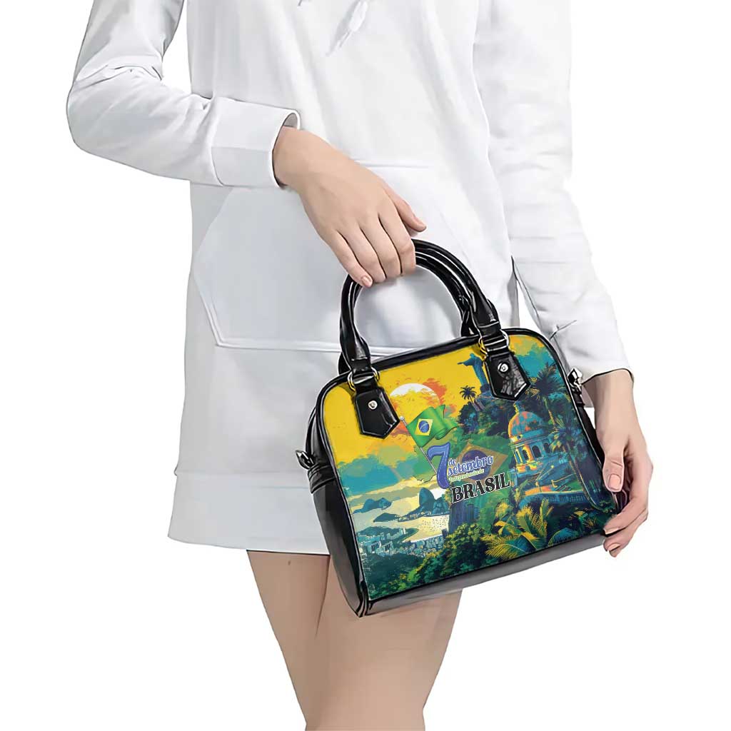Brazil Sete de Setembro Shoulder Handbag Brasil Rio de Janeiro Art Style LT01