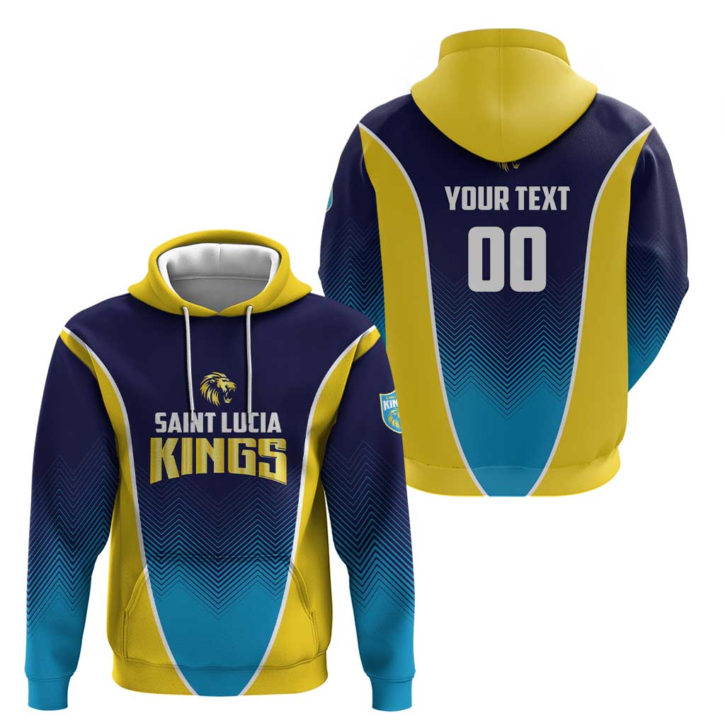 Custom St Lucia Kings Cricket Hoodie Beinspired Come On LT01