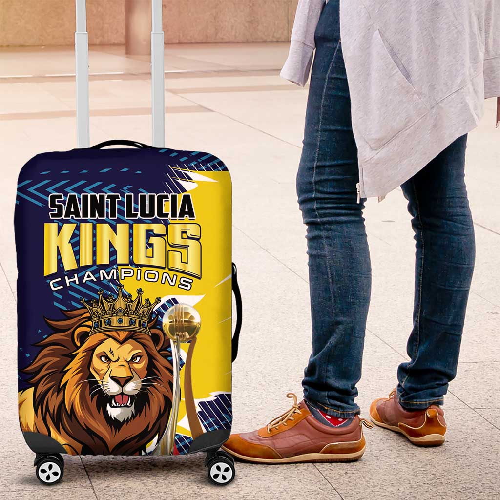 Kings Saint Lucia Champions Cricket Luggage Cover St Lucia Glory Awaits LT01