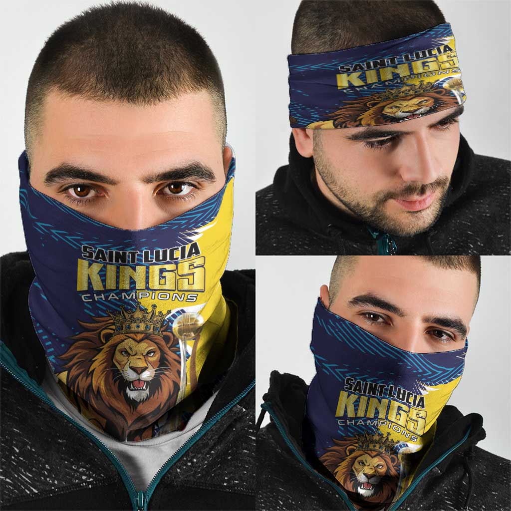 Kings Saint Lucia Champions Cricket Neck Gaiter St Lucia Glory Awaits LT01