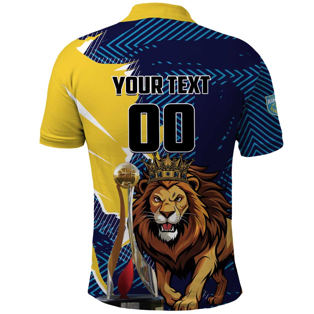 Custom Kings Saint Lucia Champions Cricket Polo Shirt St Lucia Glory Awaits LT01