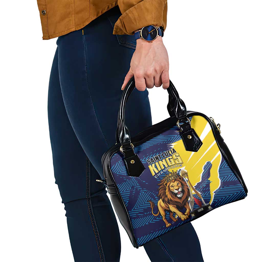Kings Saint Lucia Champions Cricket Shoulder Handbag St Lucia Glory Awaits LT01