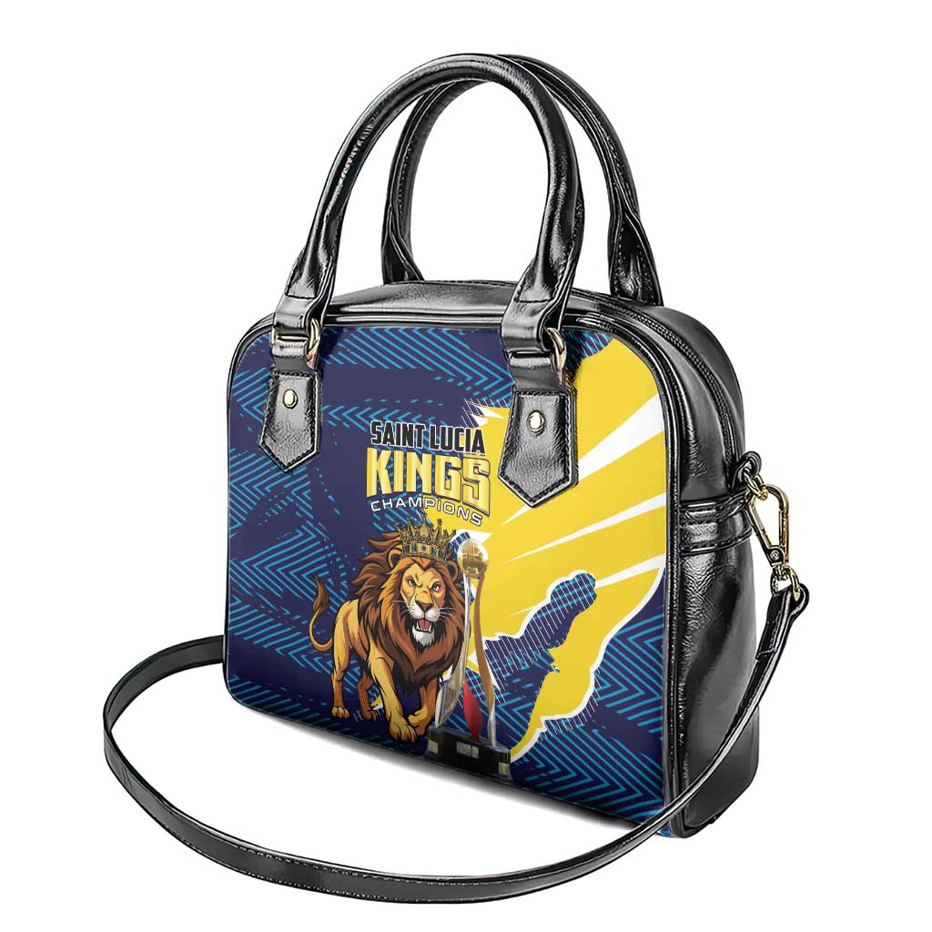 Kings Saint Lucia Champions Cricket Shoulder Handbag St Lucia Glory Awaits LT01