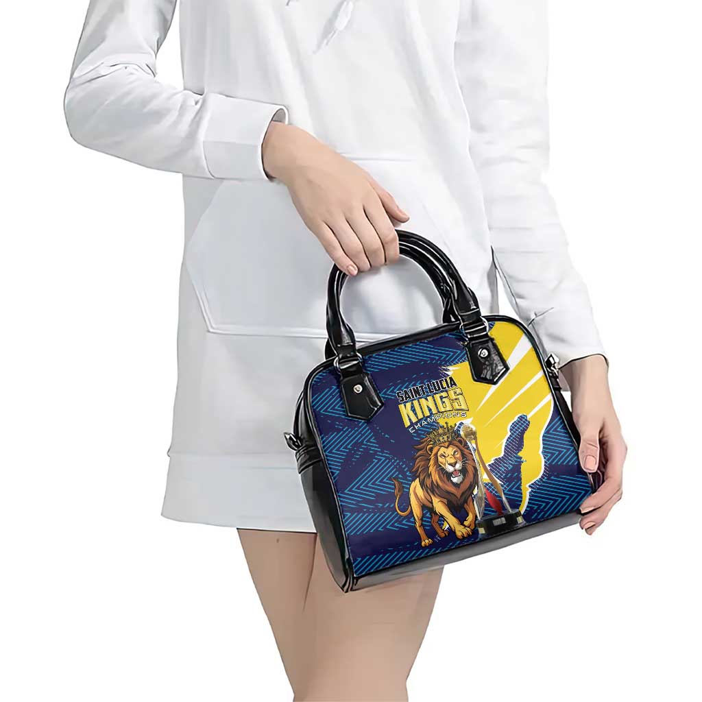 Kings Saint Lucia Champions Cricket Shoulder Handbag St Lucia Glory Awaits LT01