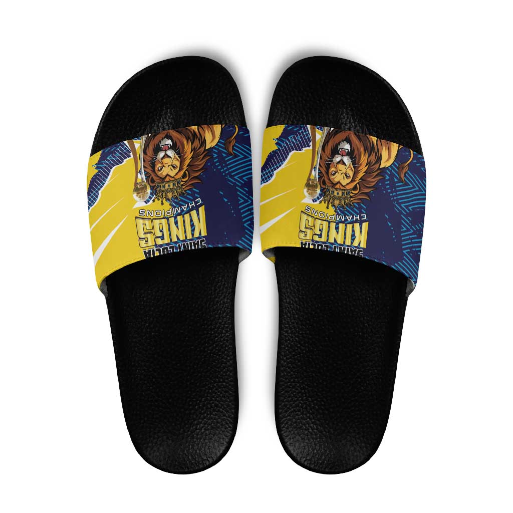Kings Saint Lucia Champions Cricket Slide Sandals St Lucia Glory Awaits LT01