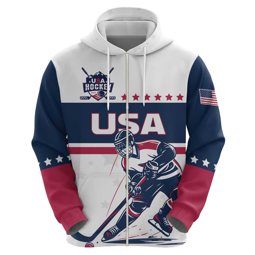 Custom USA Ice Hockey Hoodie Team United States Champions LT01