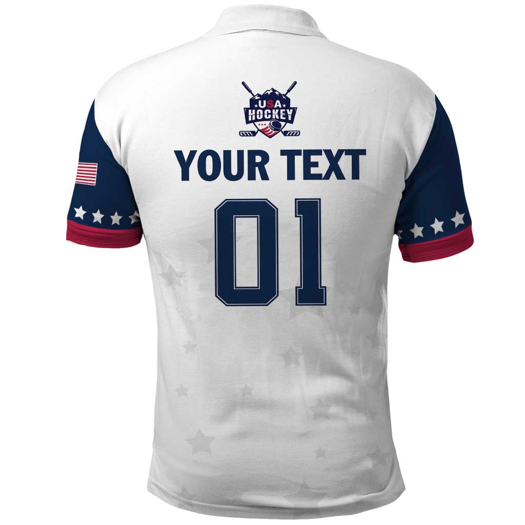 Custom USA Ice Hockey Polo Shirt Team United States Champions LT01