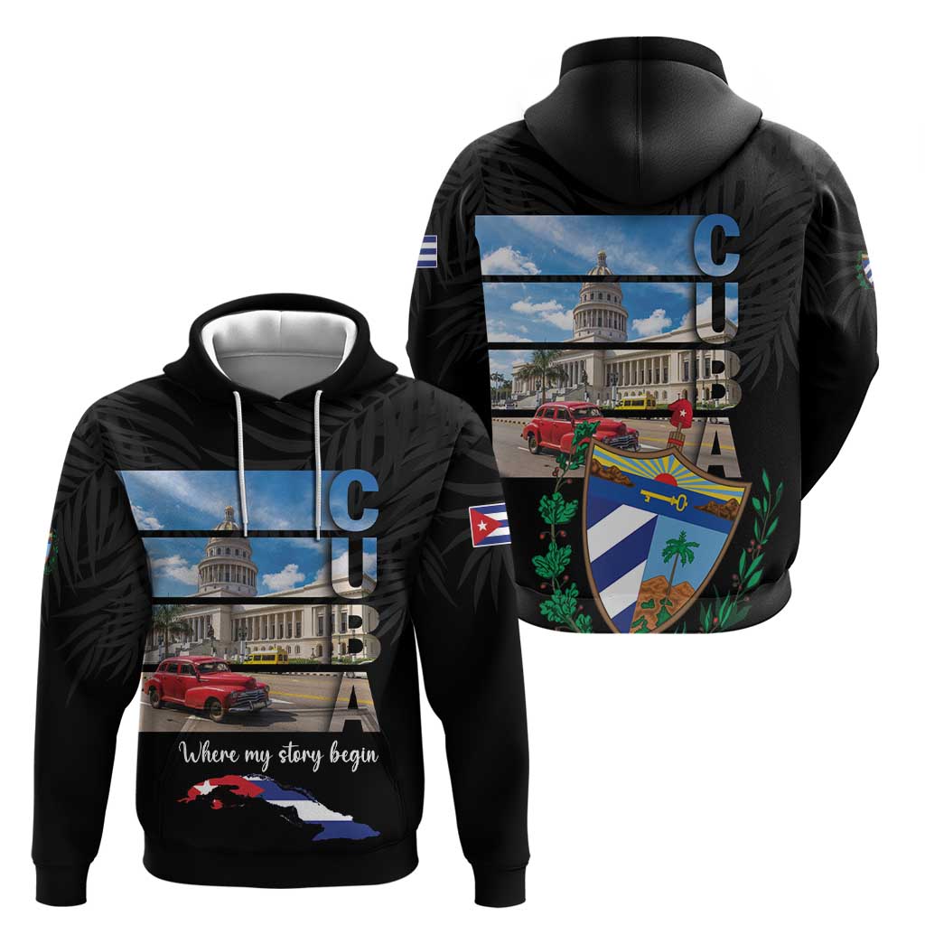 Cuba El Capitolio Hoodie Where My Story Begin LT01