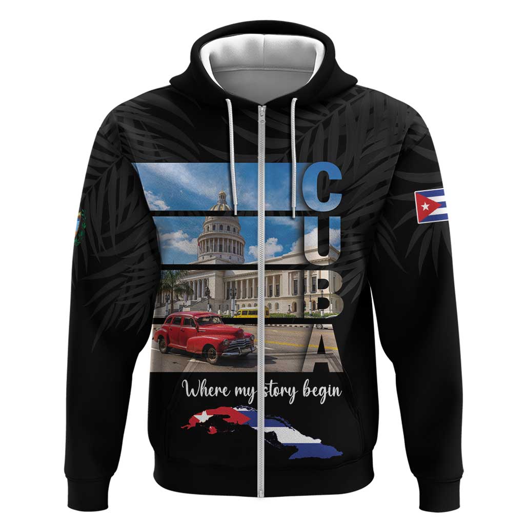 Cuba El Capitolio Hoodie Where My Story Begin LT01