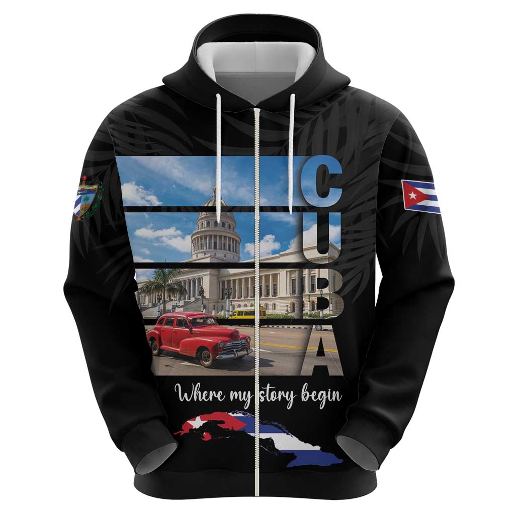 Cuba El Capitolio Hoodie Where My Story Begin LT01
