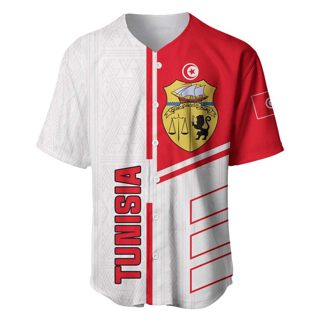 Tunisia Football Baseball Jersey - Victory for the Eagles of Carthage LT01