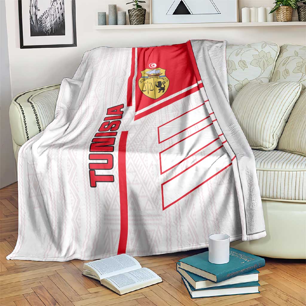 Tunisia Football Blanket - Victory for the Eagles of Carthage LT01