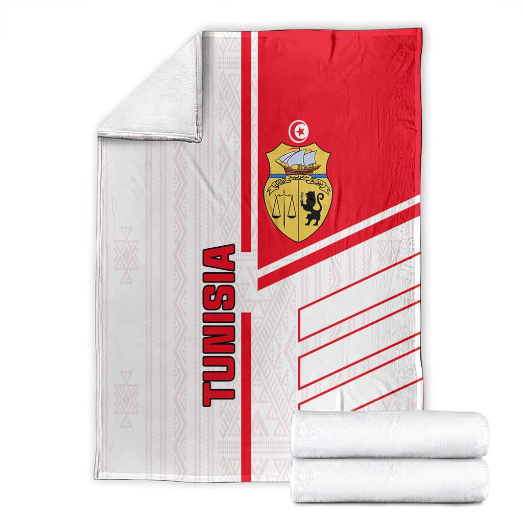 Tunisia Football Blanket - Victory for the Eagles of Carthage LT01