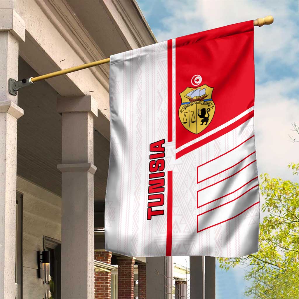 Tunisia Football Garden Flag - Victory for the Eagles of Carthage LT01