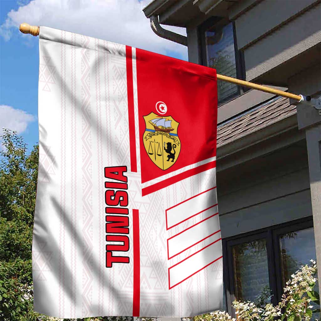 Tunisia Football Garden Flag - Victory for the Eagles of Carthage LT01
