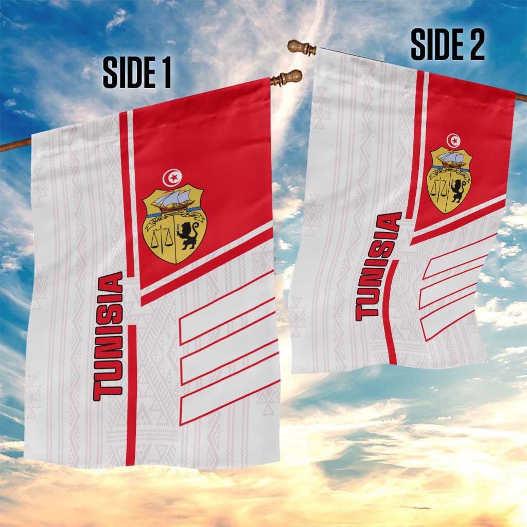 Tunisia Football Garden Flag - Victory for the Eagles of Carthage LT01