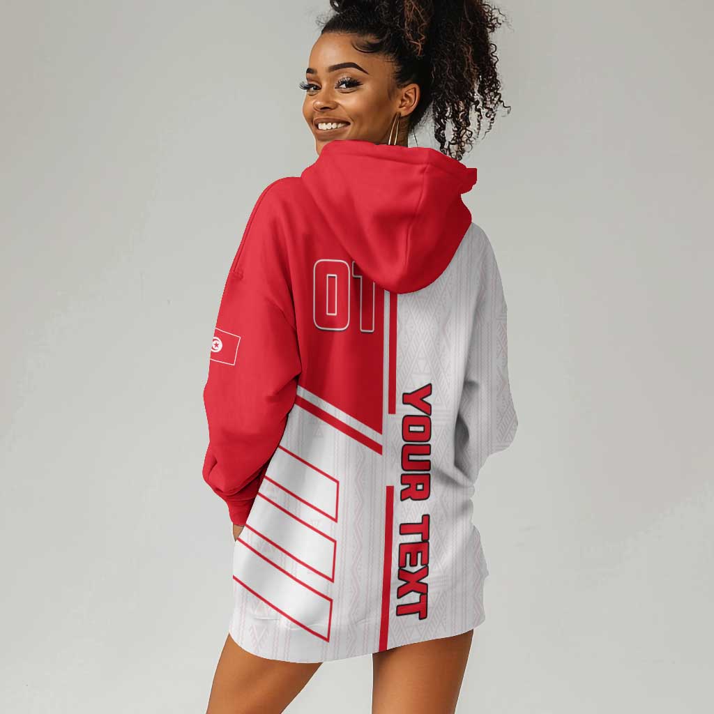 Tunisia Football Hoodie Dress - Victory for the Eagles of Carthage LT01