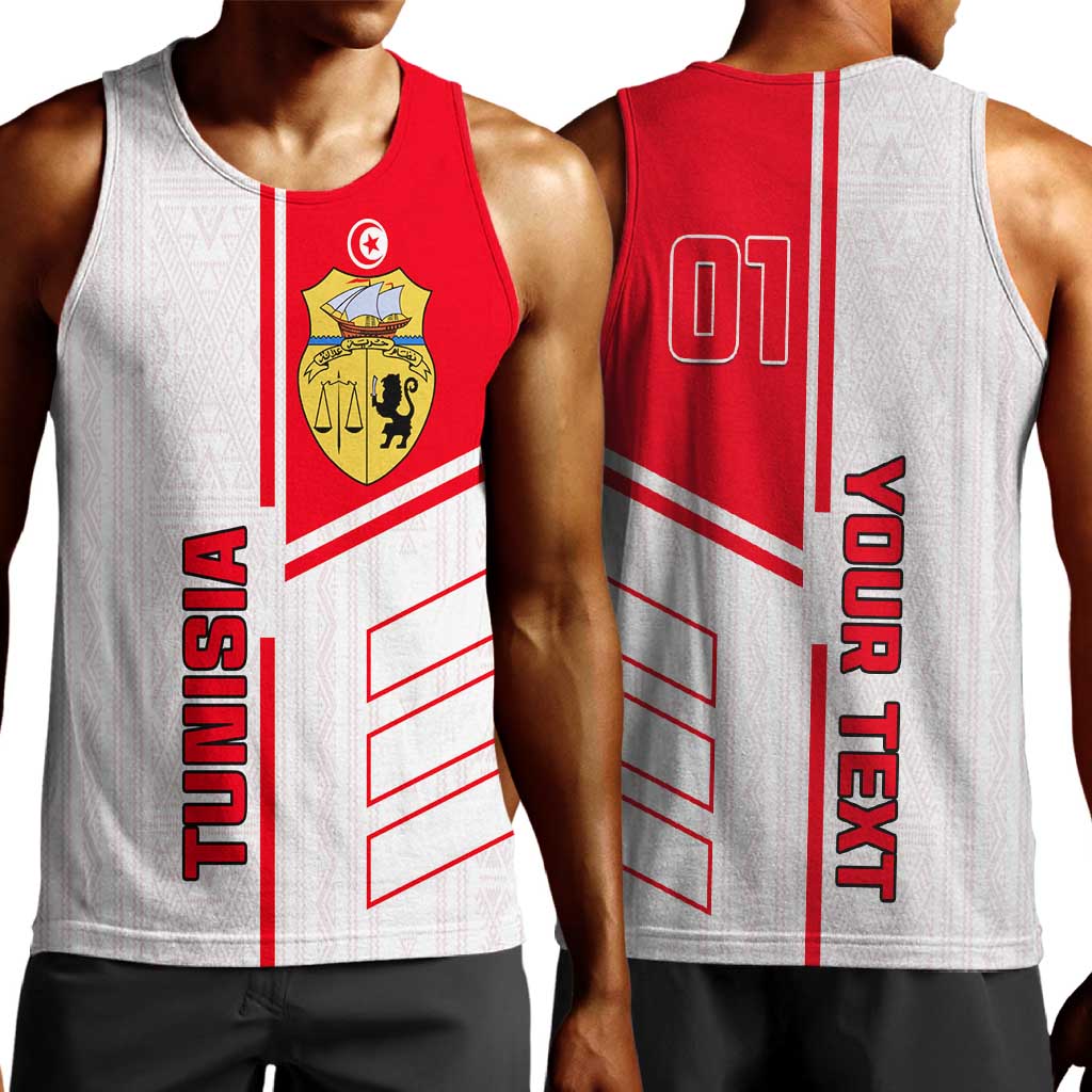 Tunisia Football Men Tank Top - Victory for the Eagles of Carthage LT01