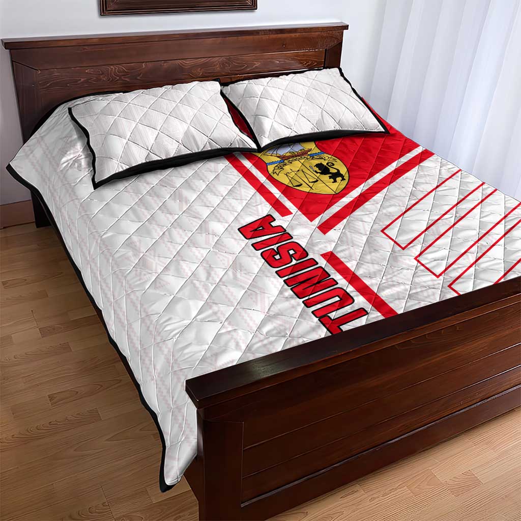 Tunisia Football Quilt Bed Set - Victory for the Eagles of Carthage LT01