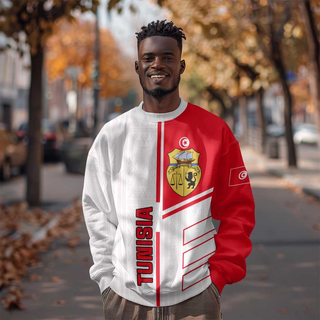 Tunisia Football Sweatshirt - Victory for the Eagles of Carthage LT01