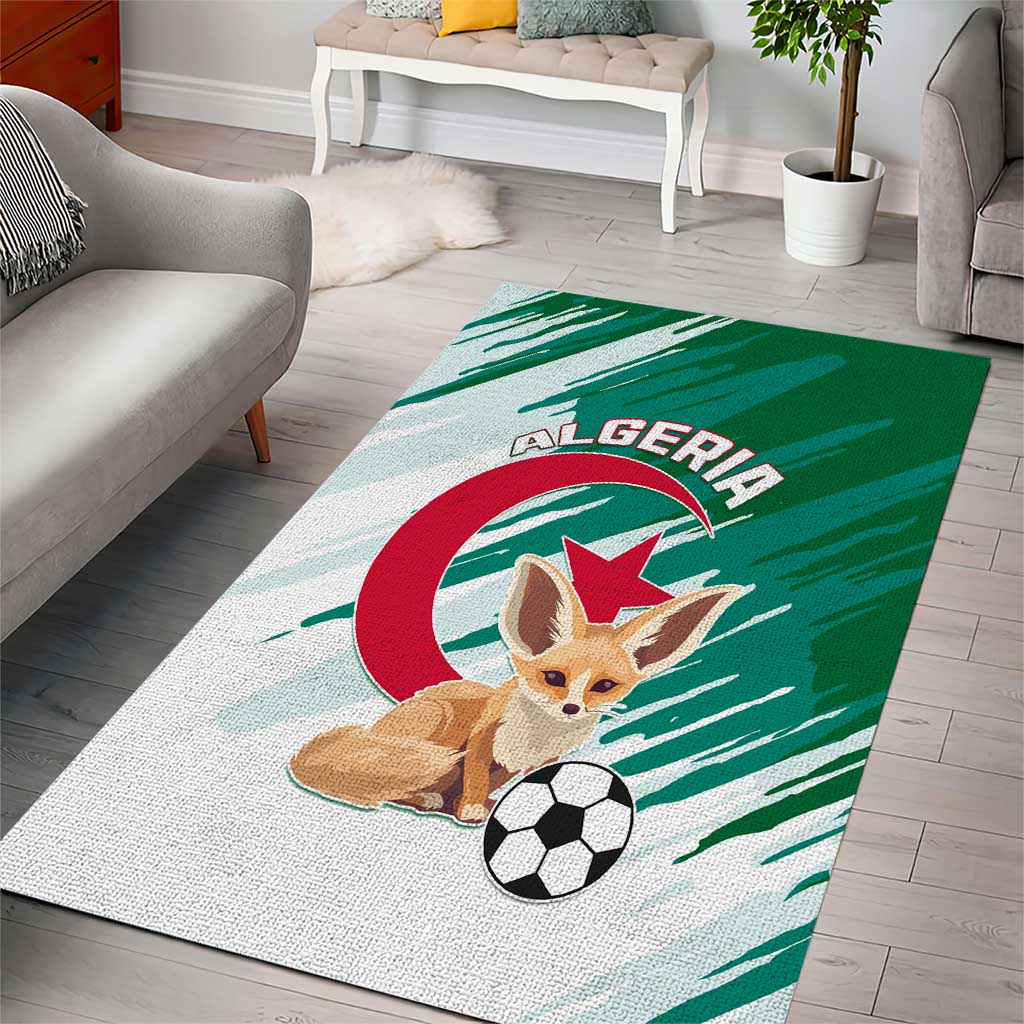 Support Les Fennecs - Algeria Football Area Rug LT01