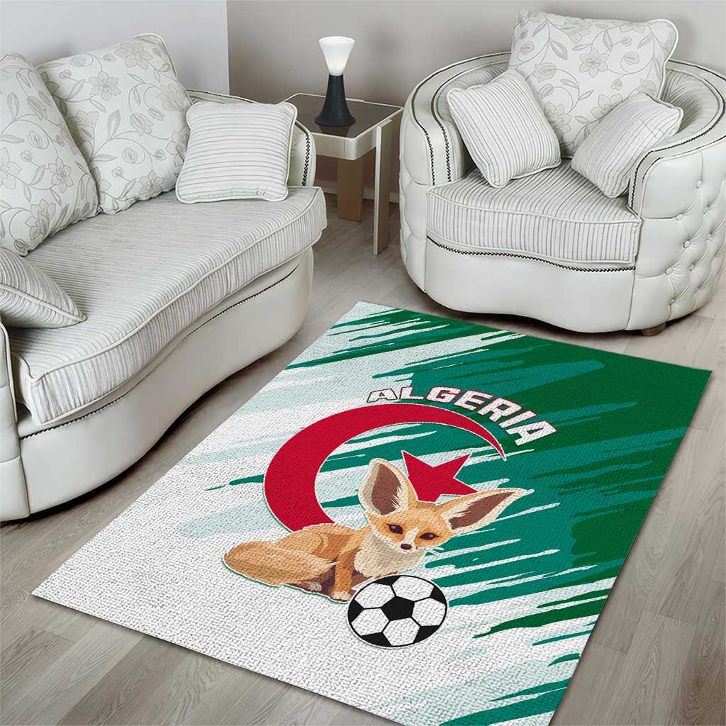 Support Les Fennecs - Algeria Football Area Rug LT01