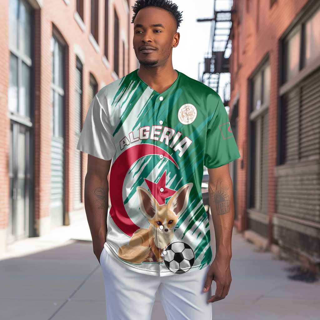 Support Les Fennecs - Algeria Football Baseball Jersey LT01