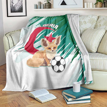 Support Les Fennecs - Algeria Football Blanket LT01