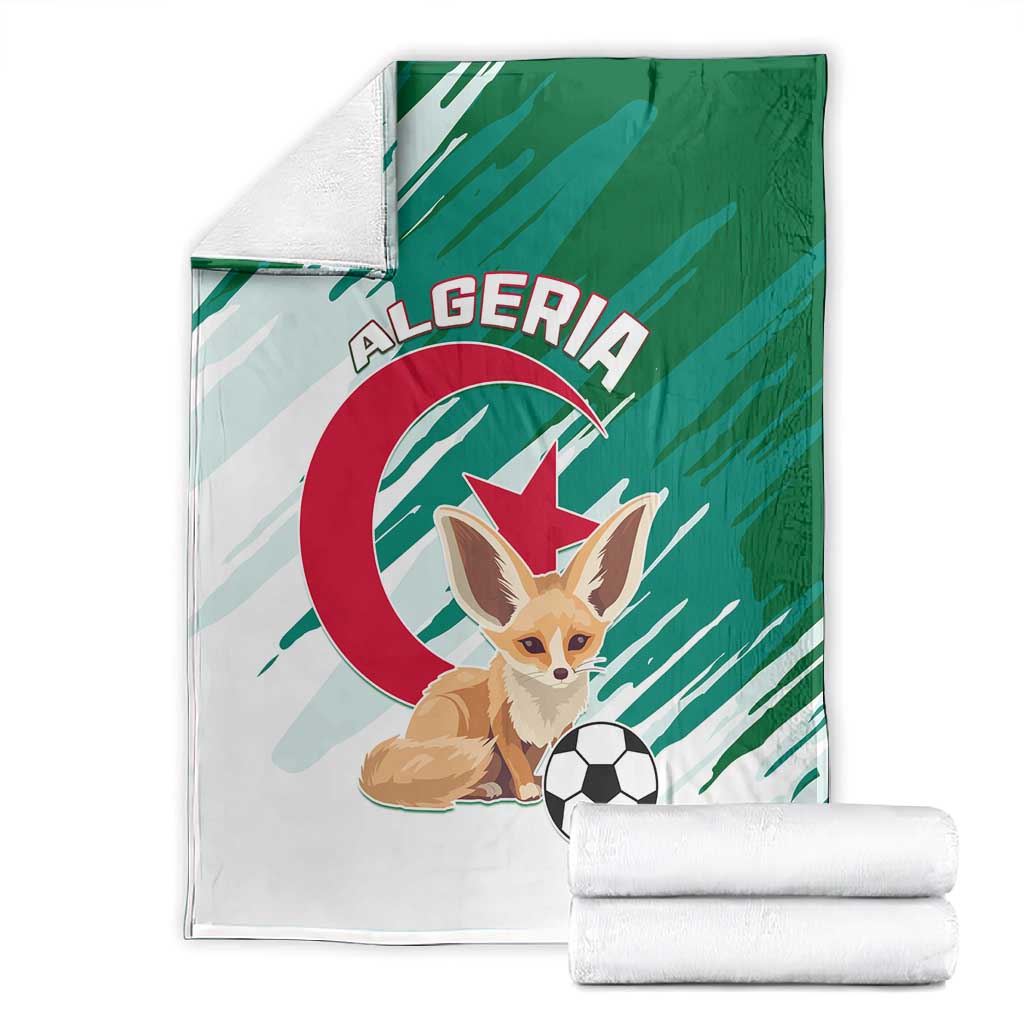 Support Les Fennecs - Algeria Football Blanket LT01
