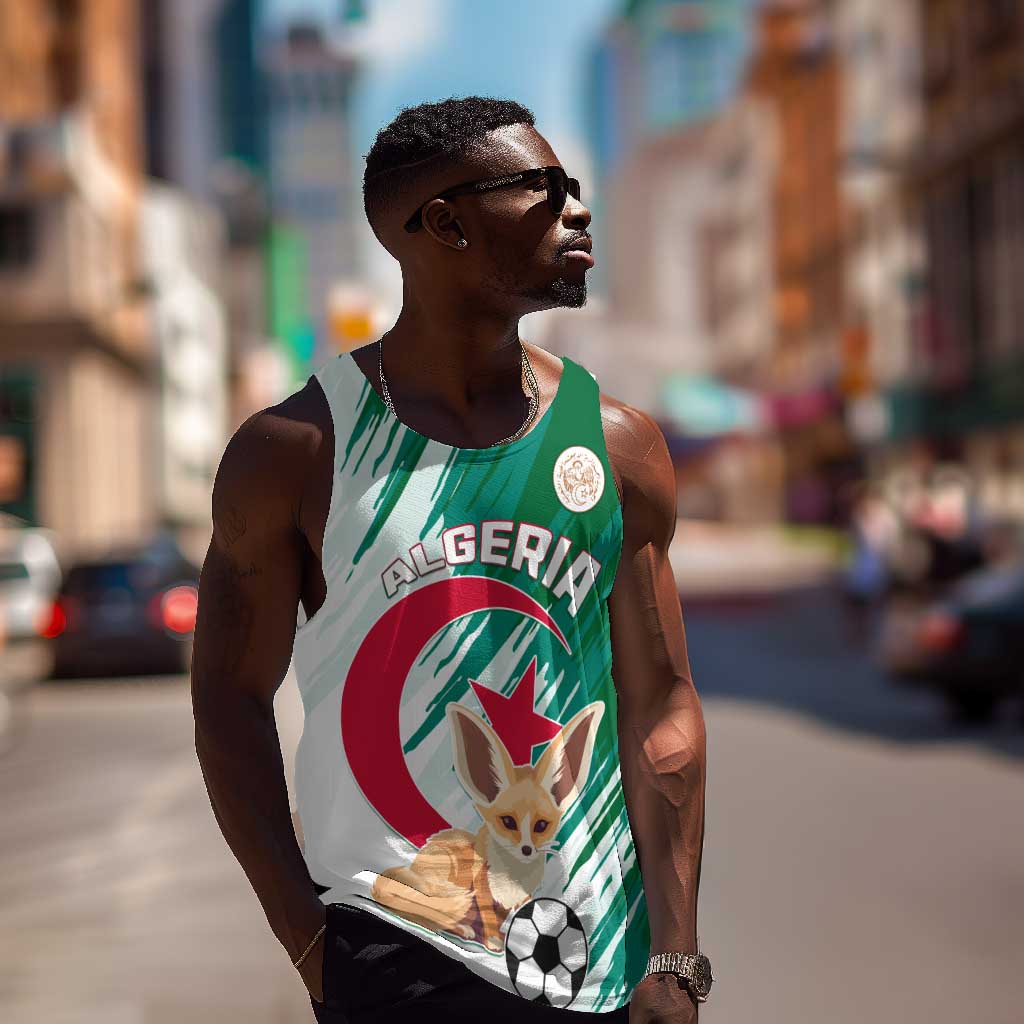 Support Les Fennecs - Algeria Football Men Tank Top LT01