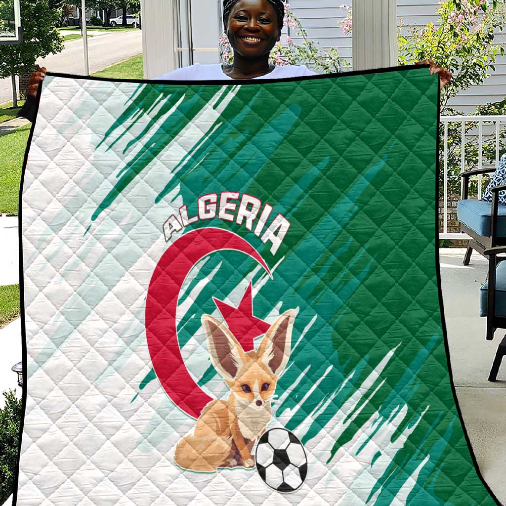 Support Les Fennecs - Algeria Football Quilt LT01