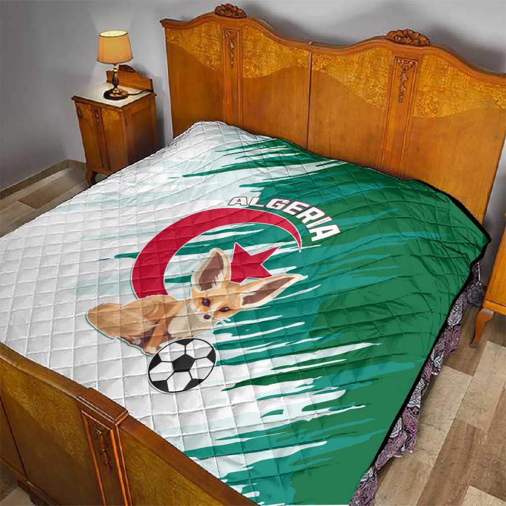 Support Les Fennecs - Algeria Football Quilt LT01