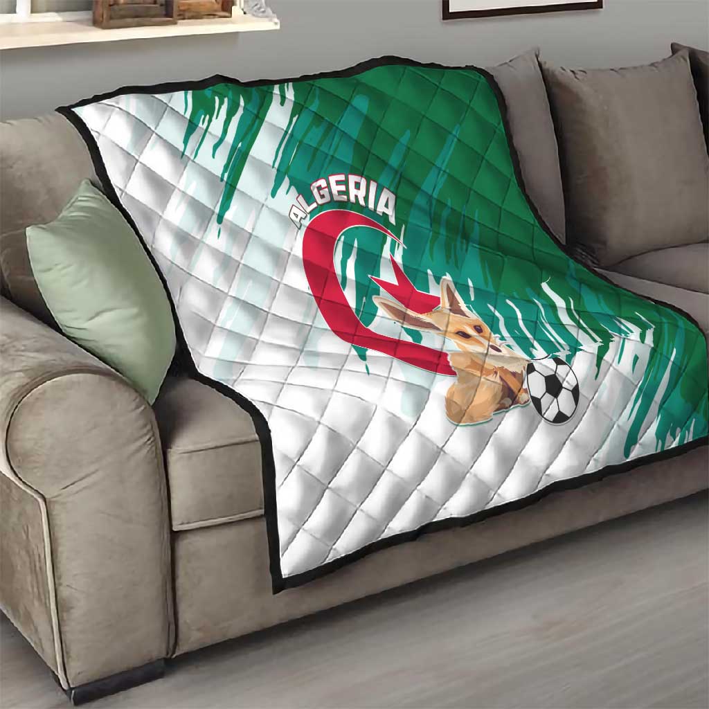 Support Les Fennecs - Algeria Football Quilt LT01