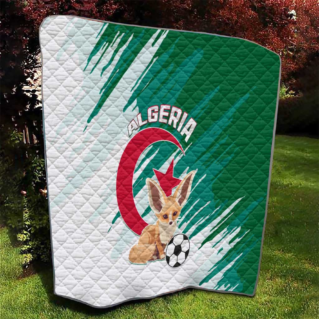 Support Les Fennecs - Algeria Football Quilt LT01
