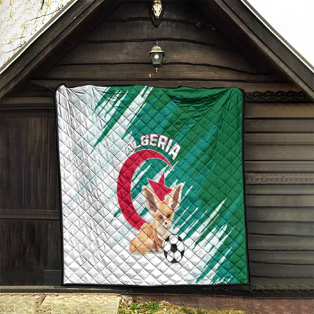 Support Les Fennecs - Algeria Football Quilt LT01
