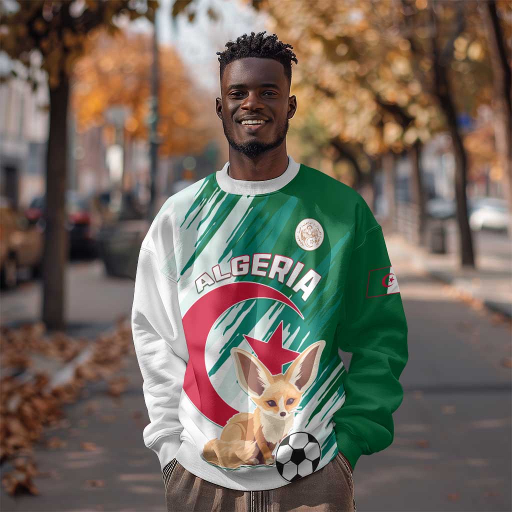Support Les Fennecs - Algeria Football Sweatshirt LT01